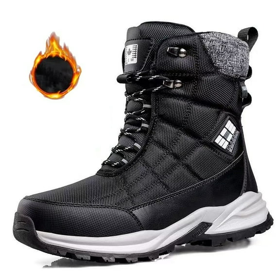 VOVORY Men's Snow Boots Insulated Waterproof Warm Hiking Winter Boots for Outdoor