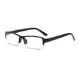thumbnail image 2 of 10 Packs Mens Womens Rectangle Half Frame Blue Light Blocking Reading Glasses Spring Hinge Readers +0.75, 2 of 6
