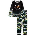 thumbnail image 4 of FKELYI Cartoon Snowman Long Sleeve Pjs Size 5XL Casual Christmas Lights Winter Pajamas for Women Loose Women Sleepwear Pajama Set of 2, 4 of 5