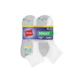 thumbnail image 4 of Hanes Boys Socks, 10 Pack Red Label Double Tough Durability Ankle Socks Sizes S - L, 4 of 4