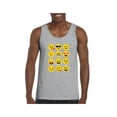 thumbnail image 1 of MmF - Men's Tank Top for Men, up to Men Size 3XL - Emoji Group, 1 of 5