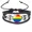 Black Rainbow, variant on Unisex Alloy 18mm Cool Colorful Stripes Rainbow Flag Handmade Braided Leather Weave Plaited LGBT Pride Adjustable Bracelet Red