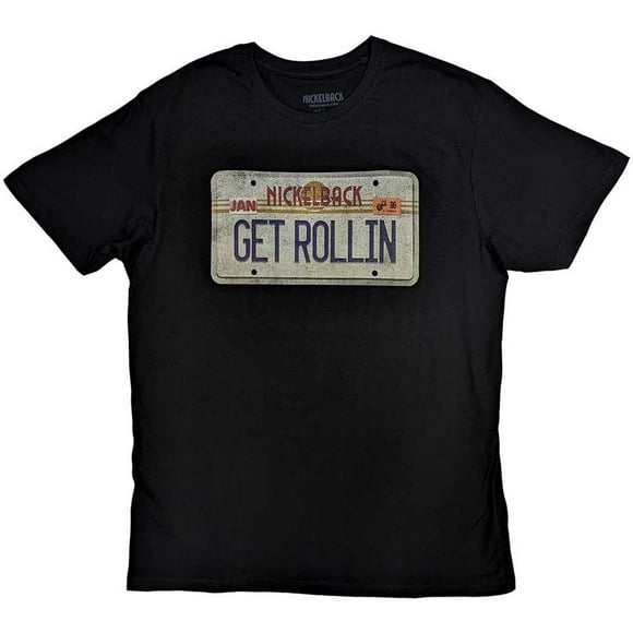 Nickelback Adult License Plate Cotton T-Shirt