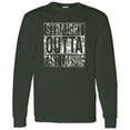 thumbnail image 2 of UGP Campus Apparel Straight Outta East Lansing Long Sleeve T-Shirt - Medium - Forest, 2 of 6