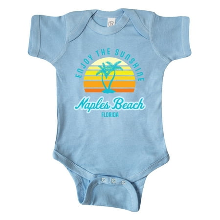 

Inktastic Summer Enjoy the Sunshine Naples Beach Florida in Blue Gift Baby Boy or Baby Girl Bodysuit