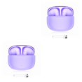 thumbnail image 4 of sweethay Auricular con estuche de carga Senderismo Correr Auricular compatible con Bluetooth Llamada manos libres Auricular para juegos Púrpura Violeta 2piezas, 4 of 6