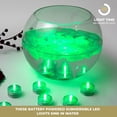 thumbnail image 7 of Submersible Battery Operated LED Lights - 12 Count (Green), 7 of 7