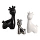 thumbnail image 2 of Juego de 3 figuras familiares de ciervos de cerámica, escultura de estante, decoración de mesa artesanal multiusos para estanterías delicadas, 2 of 9