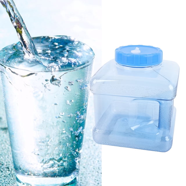 1.3 Gallon/5L Water Container for Distiller, Replacement Collection Bottle Water Container, Portable Plastic Water Jug for Home Beauty Counter Top Water Distiller Filter