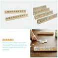 thumbnail image 5 of ACDANC domino holders 8Pcs Wooden Domino Trays Mexican Train Racks Holders Rummy Tiles Wood Holder (7.48X0.91X0.71Inch), 5 of 7