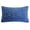 Indigo, variant on Kean Ivory Geometric Polyester 12 in. x 20 in. Throw Pillow