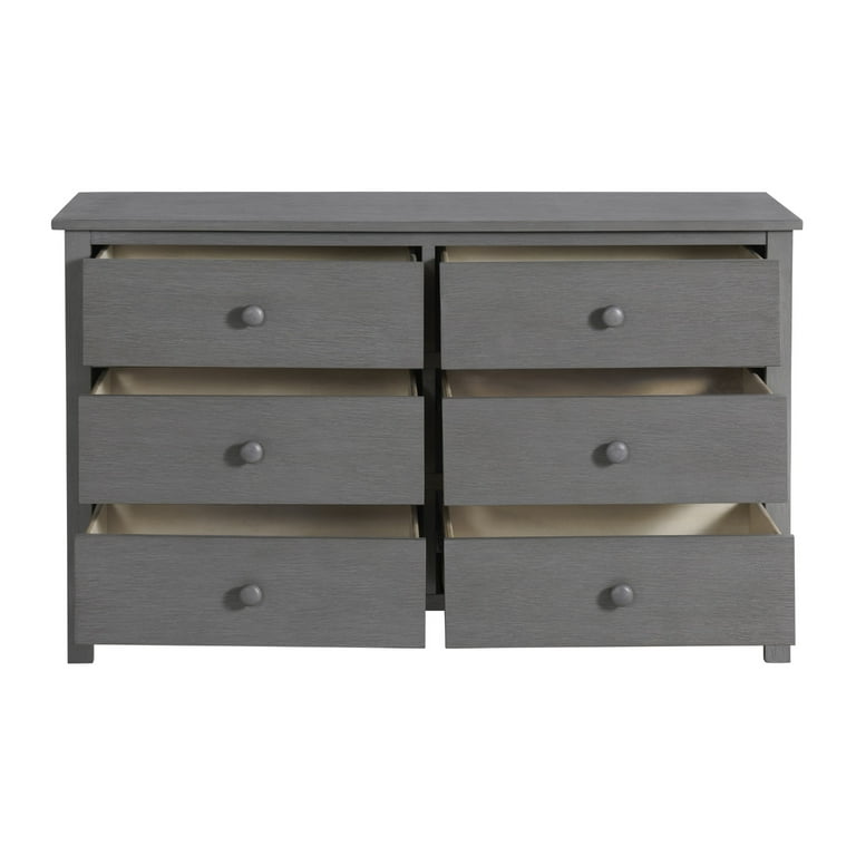 Oxford Baby Langston 6-Drawer Dresser, Graphite Gray - Walmart.com