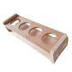 thumbnail image 4 of Soporte de almacenamiento para tazas y vasos, organizador de bambú para 4 tazas, soporte para copas de vino, estante para café, encimera, armario, bar Superficie sin pintar, 4 of 8