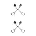 thumbnail image 4 of Riwesomey Stainless Steel Meatball Maker Restaurant Meat Prop Tools Form Manual Forming Clamp Clip Mould Cookware Making Fish Riceball S (16.5 * 6.8 cm) 2piezas, 4 of 6