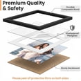 thumbnail image 5 of Asoricing 10-piece photo frame set - multi-size combination photo wall - perforated cardstock picture frame - black, 5 of 8