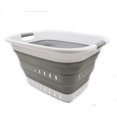thumbnail image 4 of SAMMART 37L (9.77 gallon) Collapsible Plastic Laundry Basket - Foldable Pop Up Storage Container / Organizer - Portable Washing Tub - Space Saving Hamper / Basket, 4 of 7
