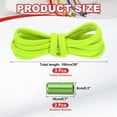 thumbnail image 2 of Uxcell No Tie Shoelaces Tieless Elastic Shoe Laces Replacement with 2 Metal Locks Buckles Fit for Sneakers Canvas Shoes Light Green, 2 of 7