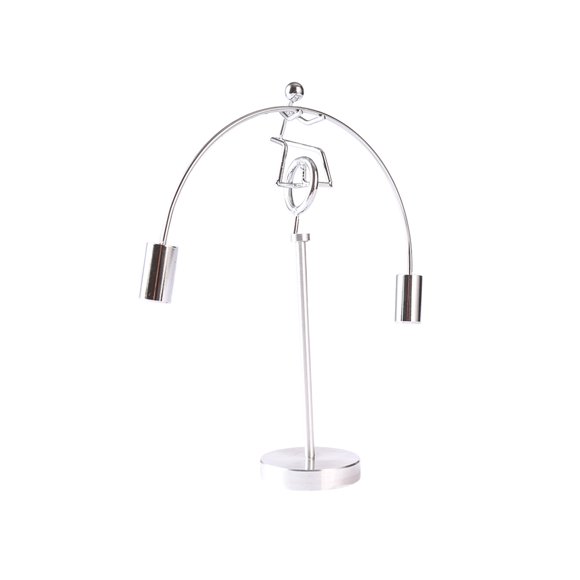 Miangastore Monocycle Petit Gobelet en Fer pour Homme Cylindre d'Équilibre Hercule Ornement d'Haltérophilie