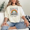 thumbnail image 2 of Reading Is For Awesome People Rainbow, Ivory Comfort Colors T-Shirt, Large, 2 of 3