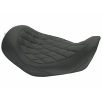 Mustang Wide Tripper Solo Driver Diamond Stitch Seat '06-'17 Harley Dyna (76704)