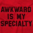 thumbnail image 2 of Awkward Specialty Funny Sarcastic Unisex Fleece Graphic Zip Up Hoodie Brisco Brands 4X, 2 of 5