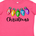 thumbnail image 4 of Inktastic Merry Christmas Rainbow Holiday Lights Boys or Girls Toddler T-Shirt, 4 of 5