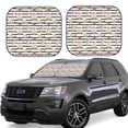 thumbnail image 1 of Vsdgher Pig And Watermelon Print Car Windshield Sun Shade, Reflective Sunshade Window Sunshade Sun Visor Protector Fit for Cars,Trucks,SUVs-Large, 1 of 6