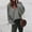Dark Gray, variant on EGNMCR Sweaters for Women Fashion V-neck Loose Pullover Color Long Sleeves Sweater Tops, Gifts for Women