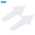 thumbnail image 3 of Uxcell 8" x 4" Arrow Sticker, Removable Self Adhesive Arrow Sign, White 10Pack, 3 of 6