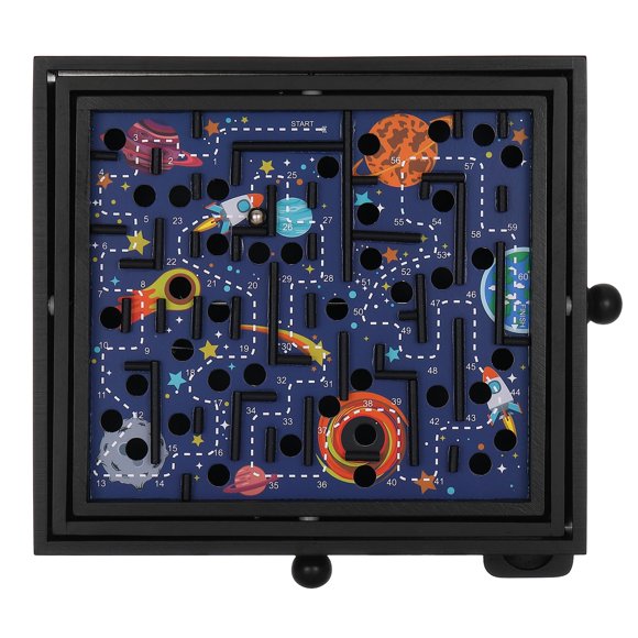 Juego Wooden Labyrinth Space Shuttle Tilt Maze STERLING