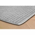 thumbnail image 5 of Garland Rug Sheridan Washable Nylon Bath Rug Set, 2 Piece Set (17"x24" Bath Rug, & 21"x34" Bath Rug) Platinum Gray, 5 of 5
