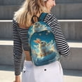 thumbnail image 5 of Rateoe Cute Angel Winged Rabbit Pattern Durable Canvas Backpack for Men & Women – Stylish & Lightweight – Adjustable Straps, Multiple Pockets – Fits 15-17 Inch LaptopsMedium, 5 of 5