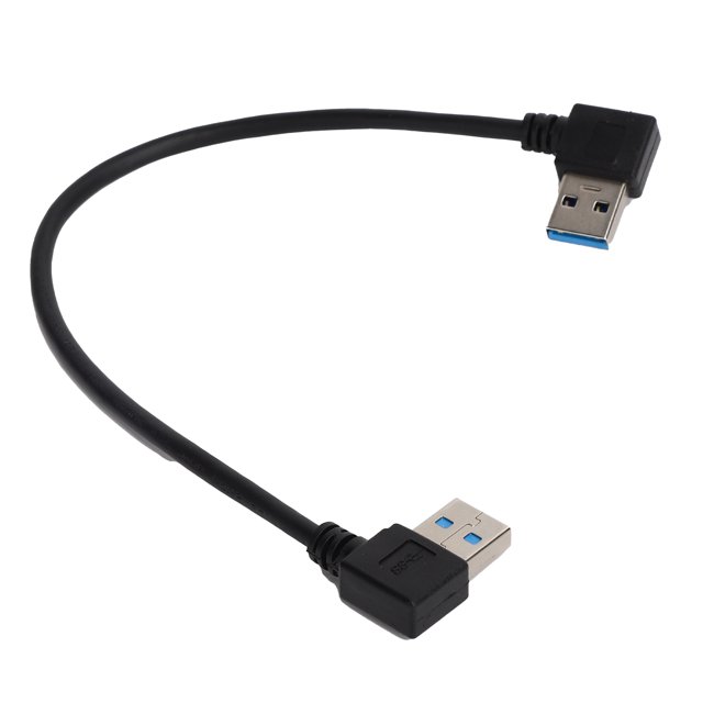 Cable USB A USB, Curva Derecha A Cable de Datos de 25 cm Para Transmisión para Transmisión