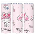 thumbnail image 2 of Anime 20oz Stainless Steel Insulated Tumbler,Anime Series Drink Bottle with Straw,My Melody Double-Wall Water Cup, 2 of 6