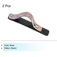thumbnail image 3 of Uxcell 2 Pcs Phone Loop Finger Holder Silicone Phone Strap Grip Holder Black (Beach), 3 of 6