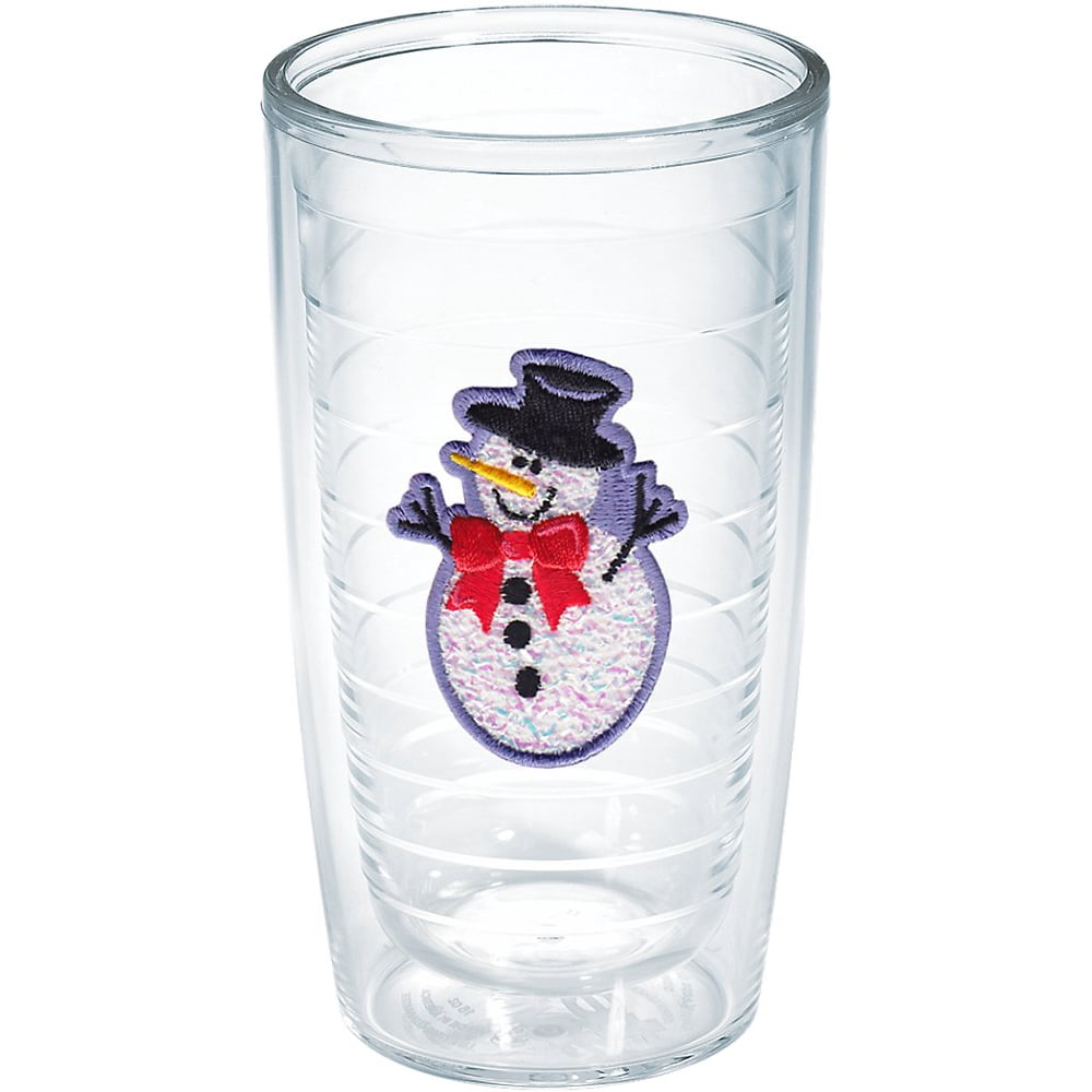 Tervis 1184402 Confetti Snowman Insulated Tumbler with Emblem, 16oz