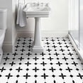 thumbnail image 5 of DEWOO 10 Sheet Peel and Stick Floor Tile, Vinyl Flooring, Waterproof DIY Flooring for Bathroom, Kitchen, Fireplace, Stairs, Bedrooms, Wall, Pantry Room 12"x 12", 5 of 5
