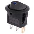 thumbnail image 2 of 2X 12V LED Inverter Rocking Rocker Switch ROUND SPST ON-OFF for BOAT Car Blue,2 x car boat Rocker Switch,blue, 2 of 7