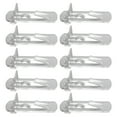 thumbnail image 1 of 10 Uds. Pasadores de estante de bloqueo, Clips para estante de gabinete, clavijas de soporte de estante de bloqueo para muebles de estantes de libros, 1 of 5