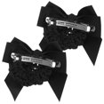 thumbnail image 2 of Here's a polished and professional product description for your **2 Pcs Hair Bun Covers With Bow Design Elegant Hair Nets for Women**:\n\n \n\n### 🌸, 2 of 5