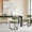 Green-Brass Frame-Set of 3, variant on Spruce & Spring Modern Low-Back Metal Dining Chair with Upholstered Seat Set of 2, Ivory White&Brass Frame
