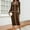 Brown Dresses for Women, variant on SMihono Fashion Women's Lapel Collar Sweater Dress 2025 Spring Long Sleeve Contrast Button Down Bodycon Maxi Long Dress Black 6