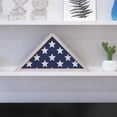 thumbnail image 3 of Flash Furniture Sheehan Collection White Wash Rustic Flag Case, 3 of 13