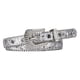 thumbnail image 4 of Cinturón de mujer con diamantes de imitación y hebilla de metal moderno, brillante, decorativo, Y2K. Plata, 4 of 9