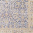 thumbnail image 5 of HomeRoots 8' Lavender Blue Floral Power Loom Runner Rug, 5 of 5