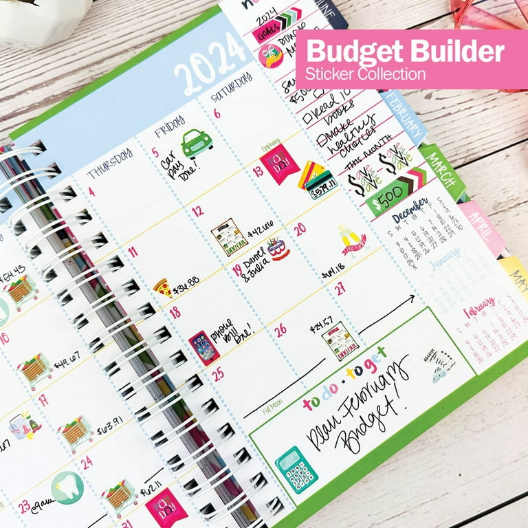 Reminder Binder® 2024-2025 Planner; 18-month Calendar with Budget