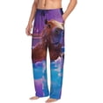 thumbnail image 6 of Rateoe Capybara Bathtub Fun Pattern Men’s Ultra-Soft Comfy Pajama Lounge Pants Sleepwear,Comfortable Lounge Wear,lightweight Pajamas, Casual Home Wear-, 6 of 6
