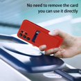thumbnail image 3 of Compatible with Samsung Galaxy S22 Ultra Case Silicone with Card Holder Black,Phone Samsung S22 Ultra Case Silicone Liquid Shockproof Protective Slim Cover (Red), 3 of 13