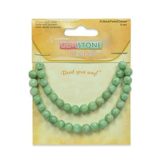 Jade Beads for Jewelry Making 6mm Natural Gemstone Beads for Making Jewelry  Jade Bracelet Green Beads for Jewelry Making Chakra Crystal Jewerly