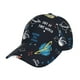 thumbnail image 1 of Fotbe Space Gorro Clásico de Béisbol, Gorra Ajustable con Broche Snapback, Gorro de Exterior de Algodón Suave, 1 of 6